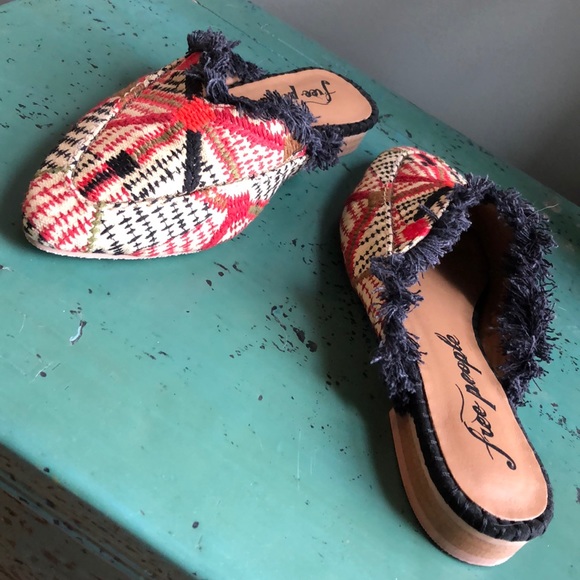 Free People Shoes - Free People Fabric Newport Flat